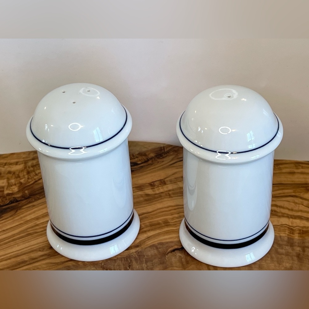Dansk CHRISTIANSHAVN BLUE Bistro Salt & Pepper Shakers Portugal EUC